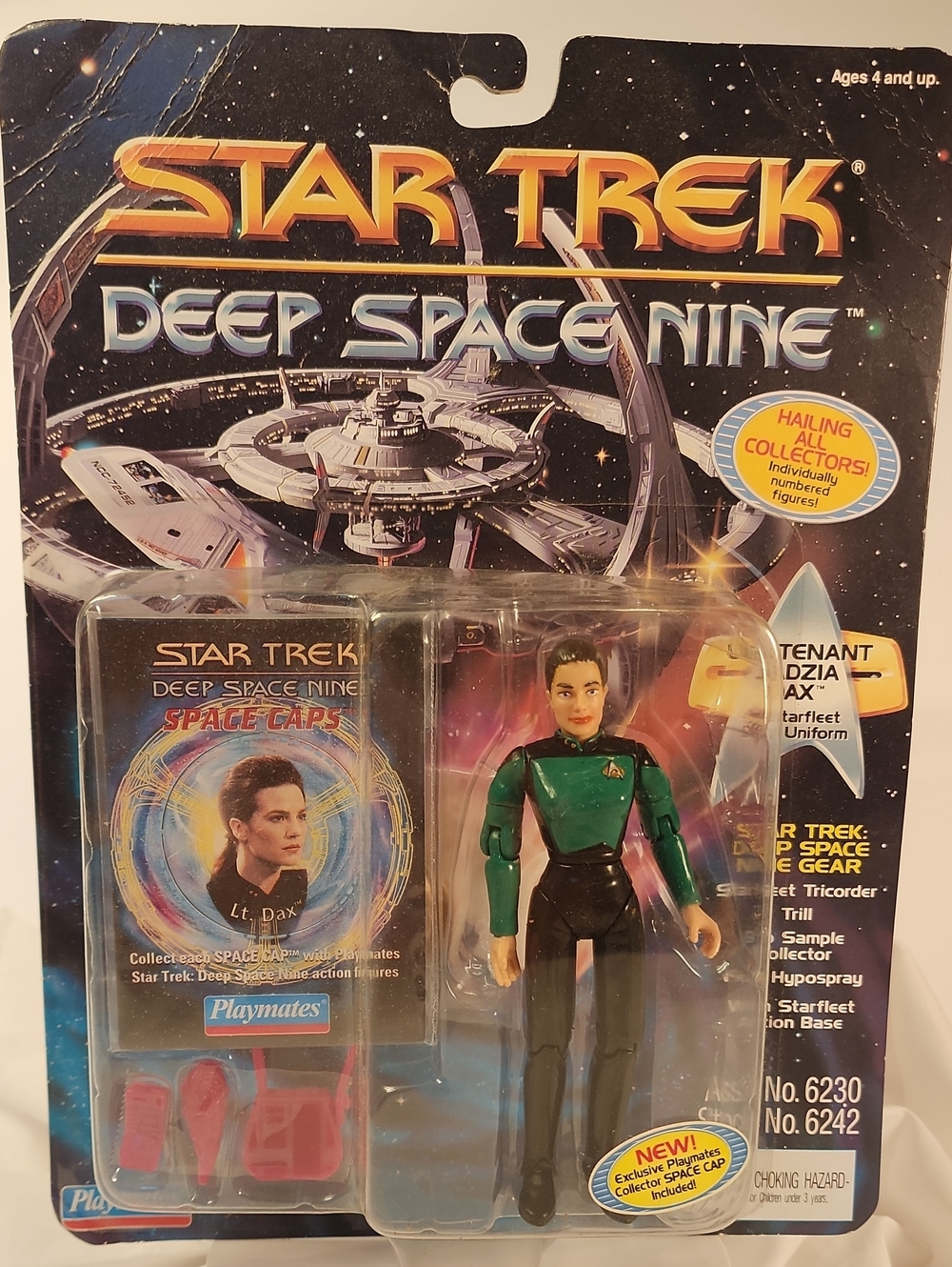 Star Trek Deep Space Nine Lt. Dax Action Figure - Green & Black Uniform